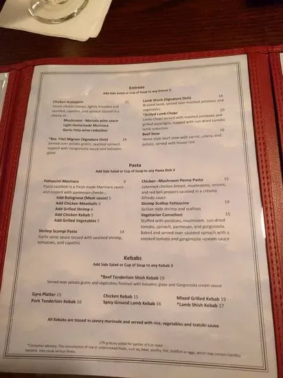 Menu 4