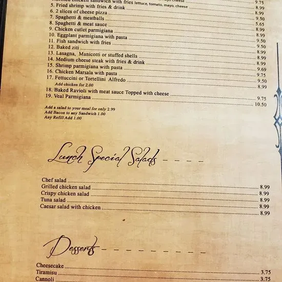 Menu 3