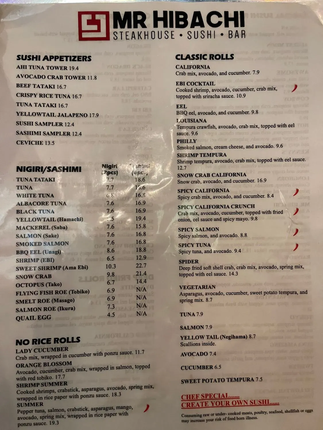 Menu 5