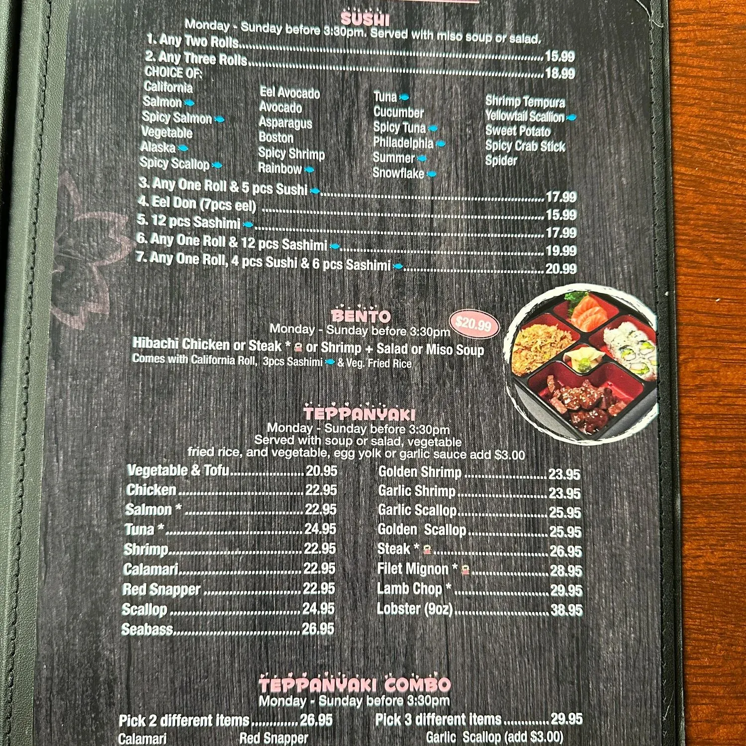 Menu 3