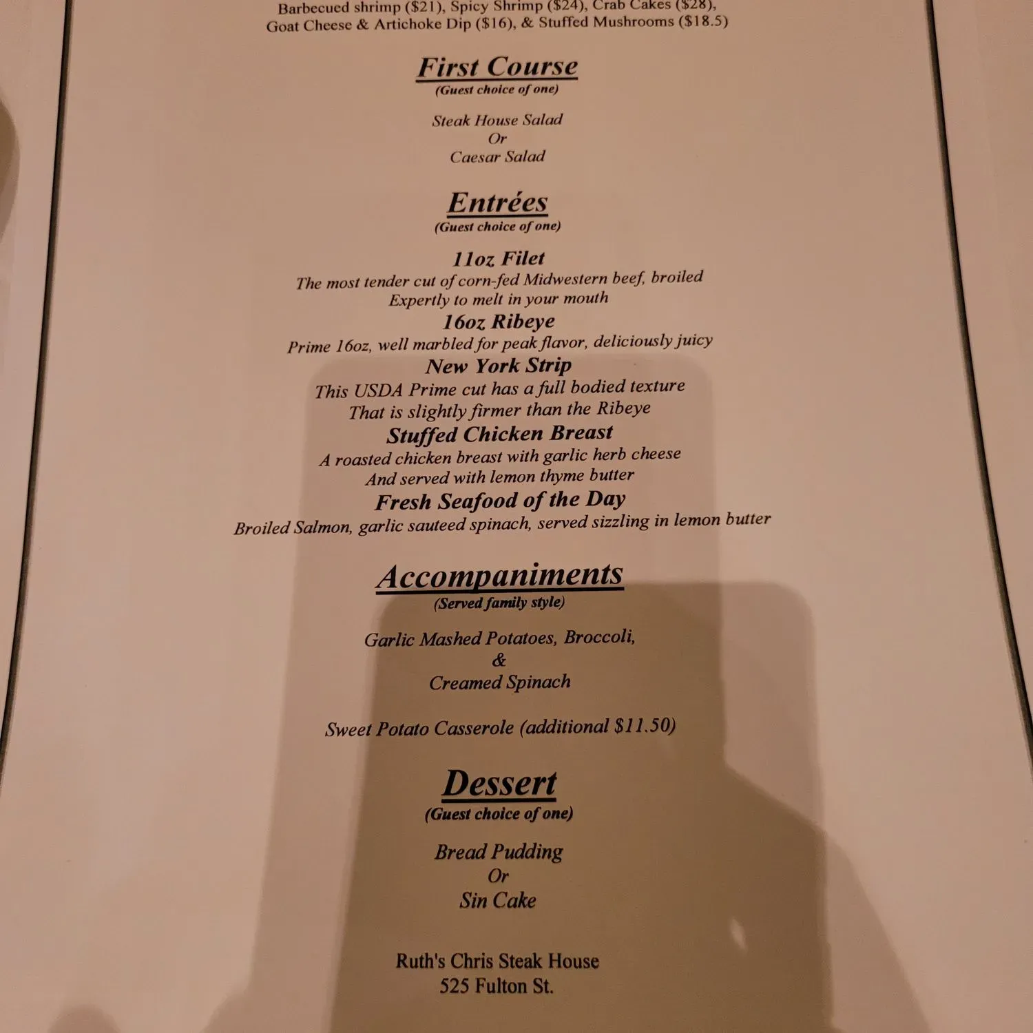 Menu 2