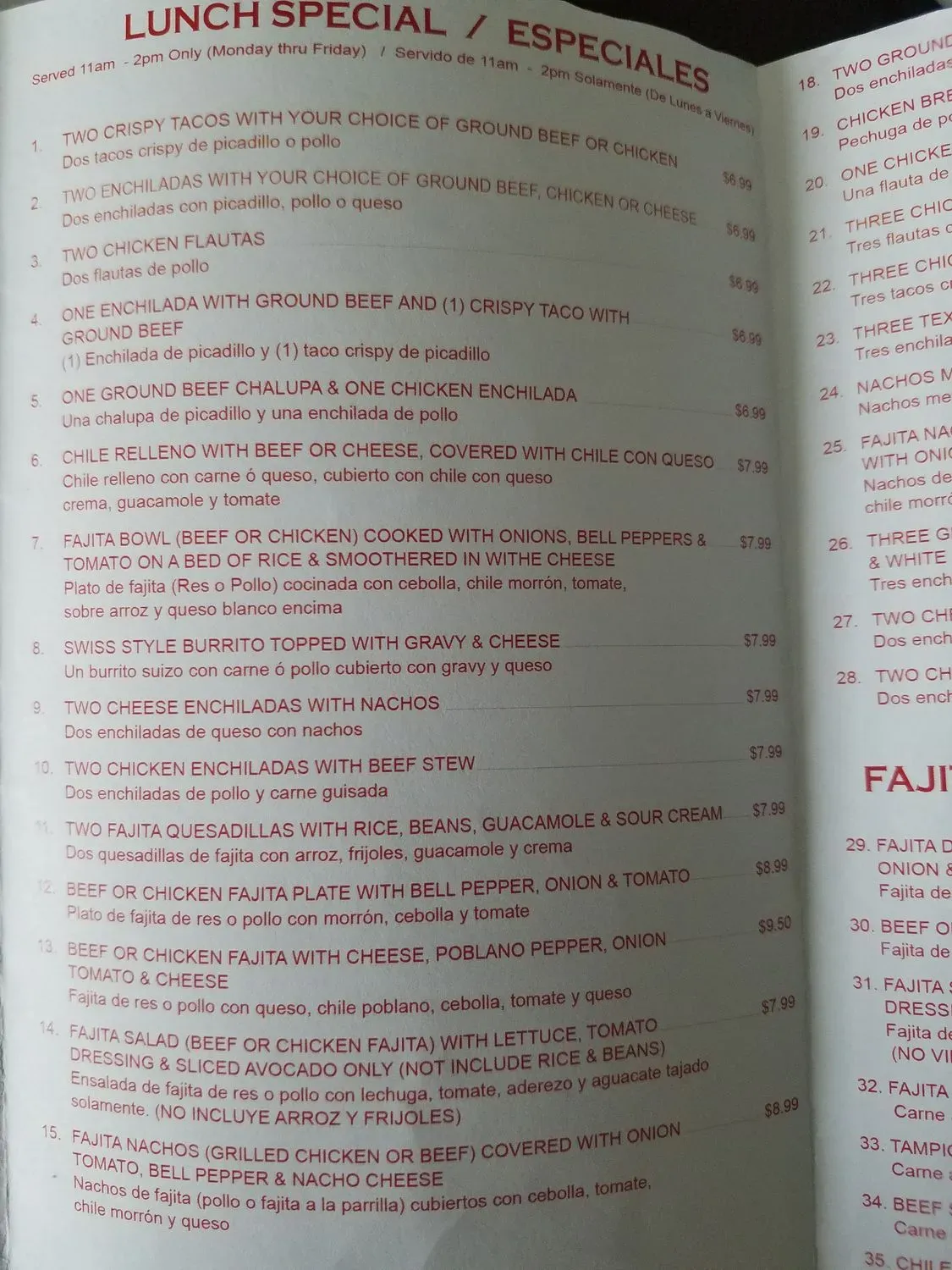 Menu 6