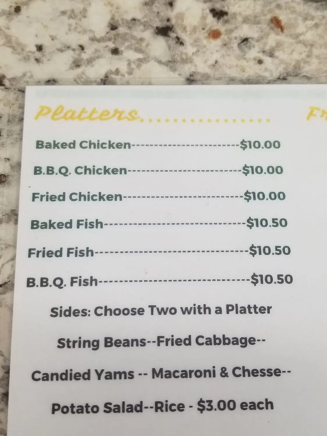 Menu 4