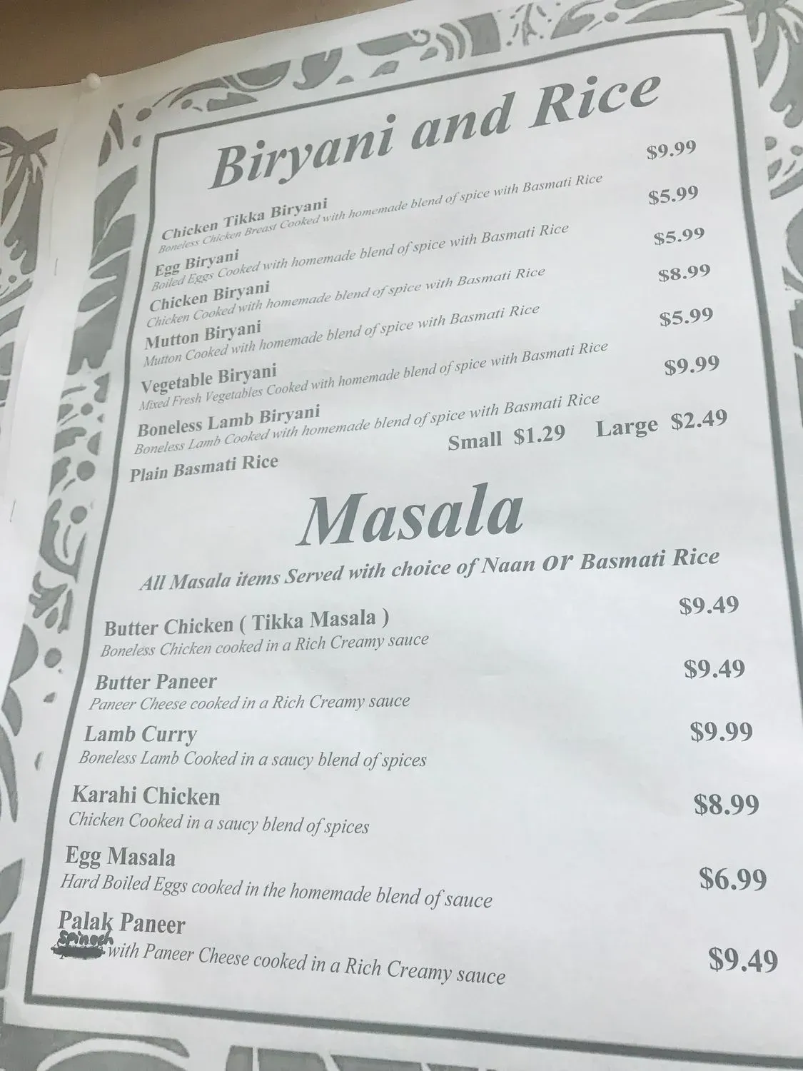 Menu 6