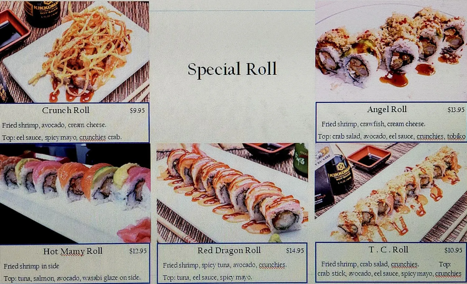 Menu 6