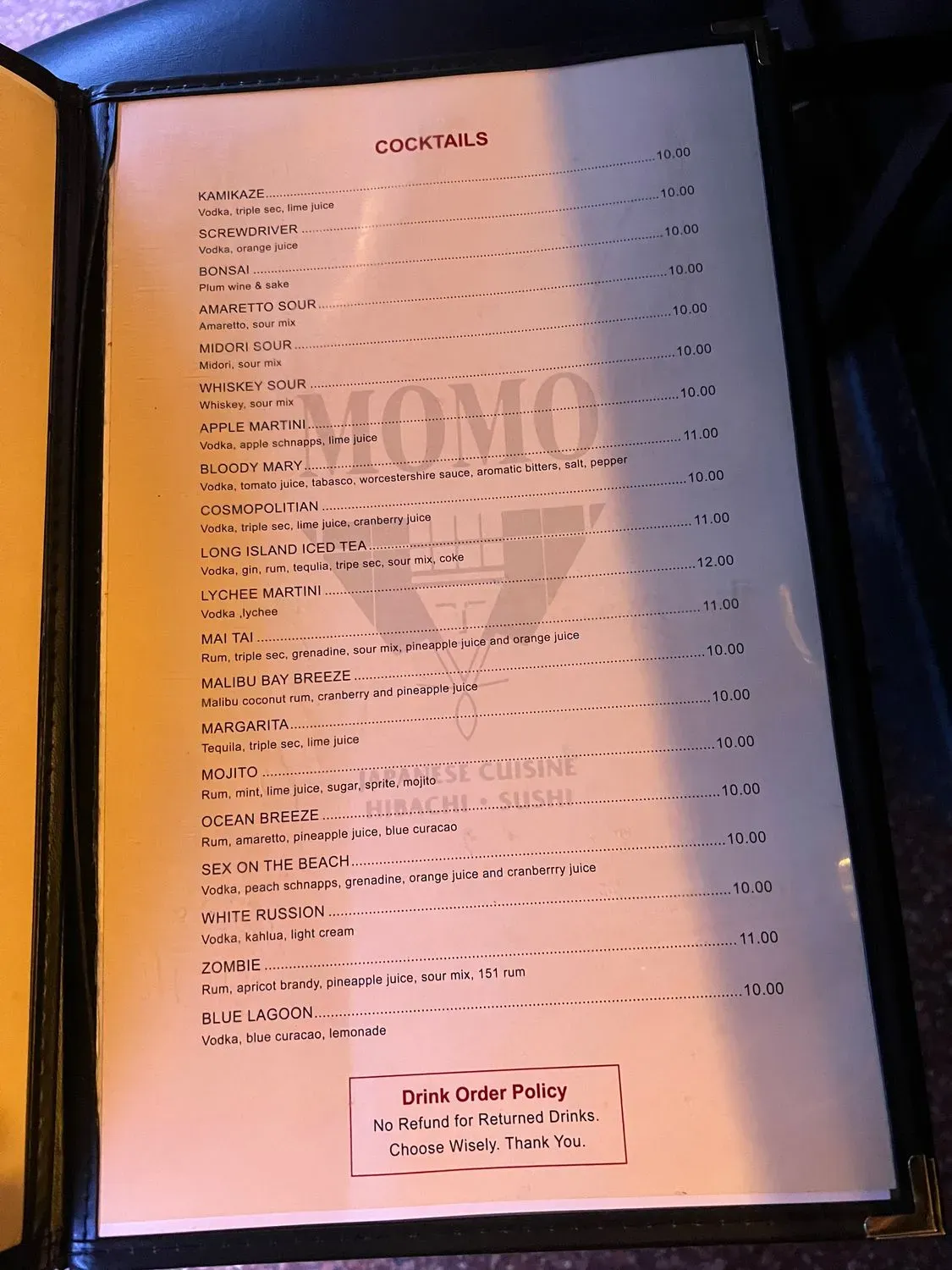 Menu 4