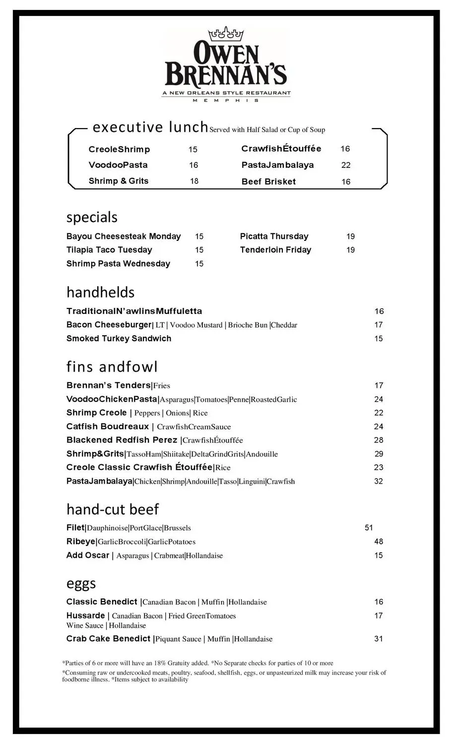 Menu 4