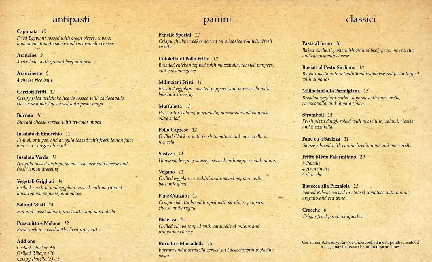 Menu 3