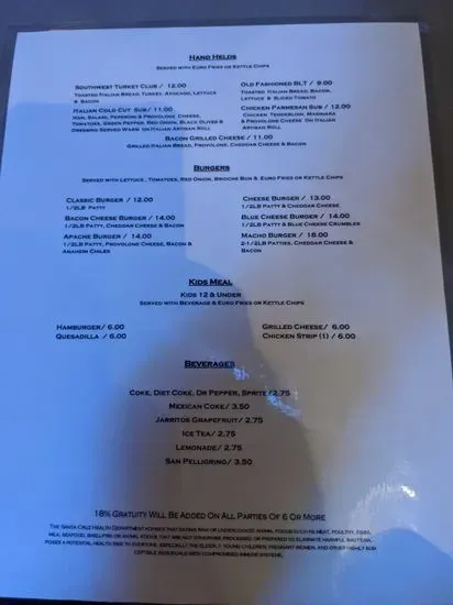 Menu 2