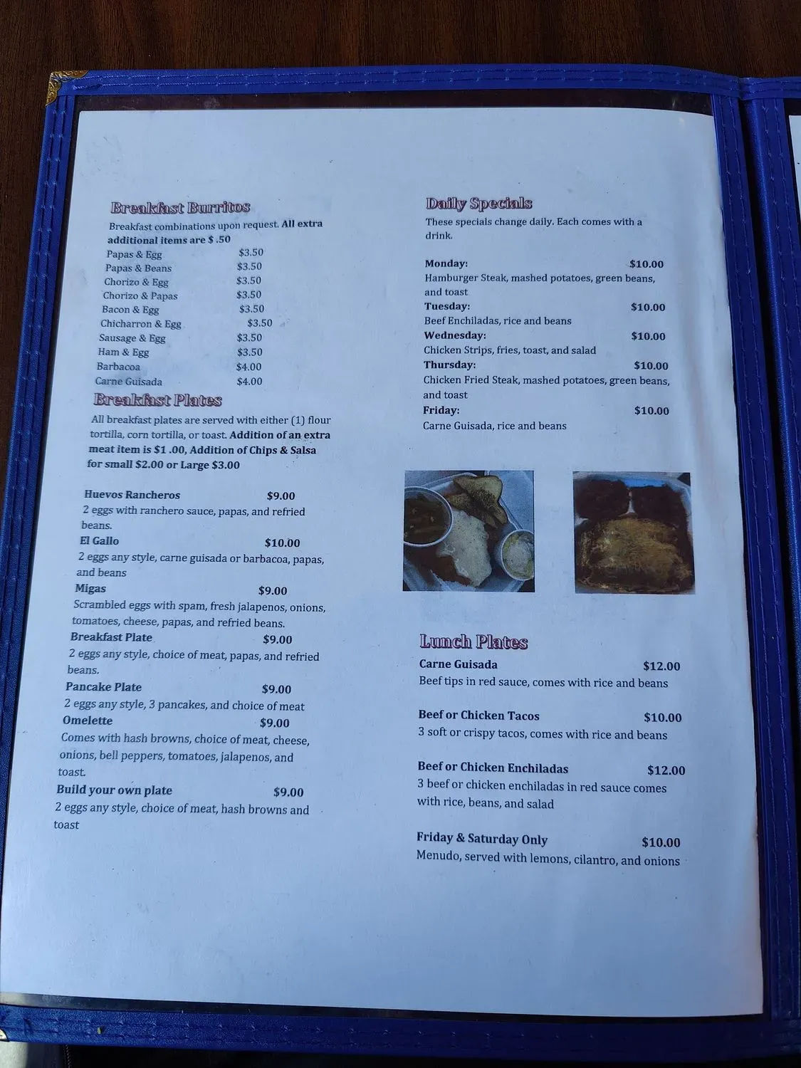 Menu 4