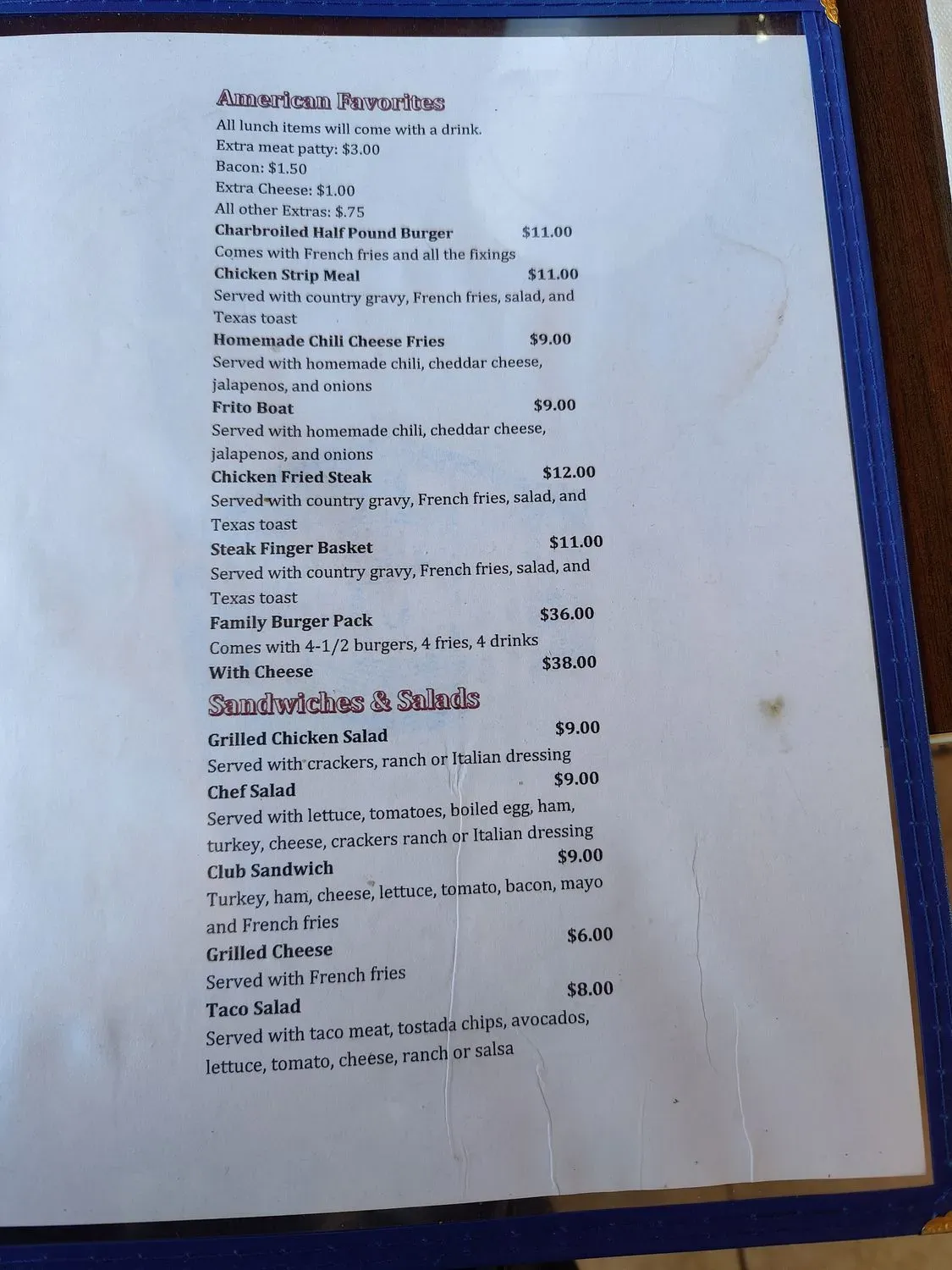 Menu 5