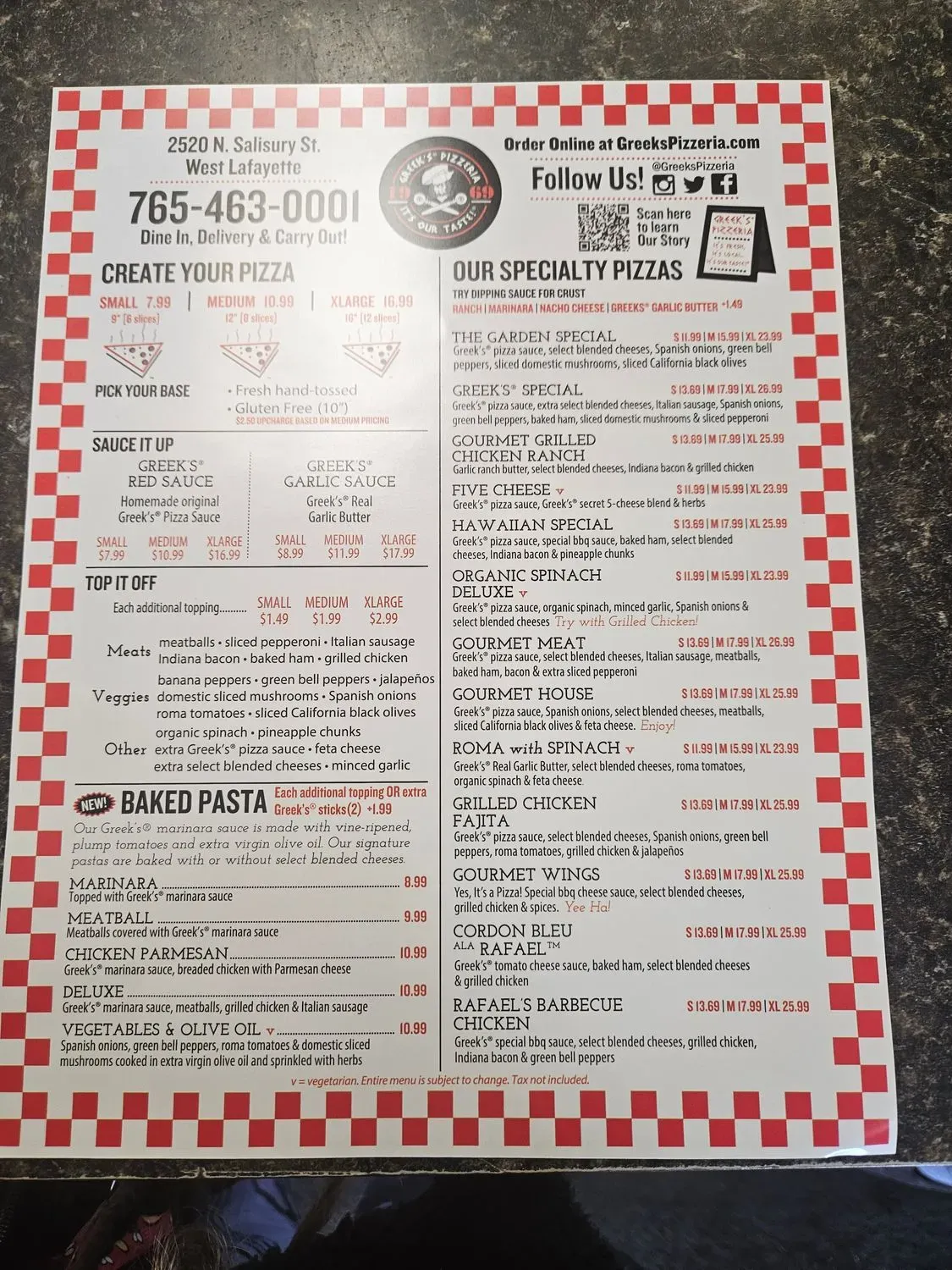 Menu 2