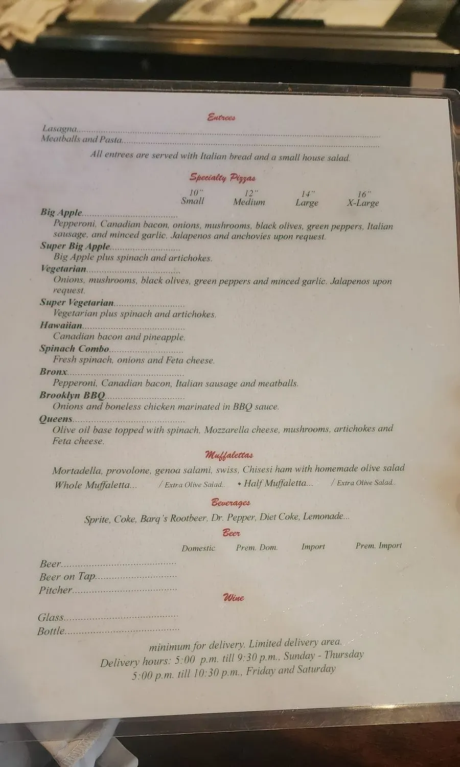 Menu 3