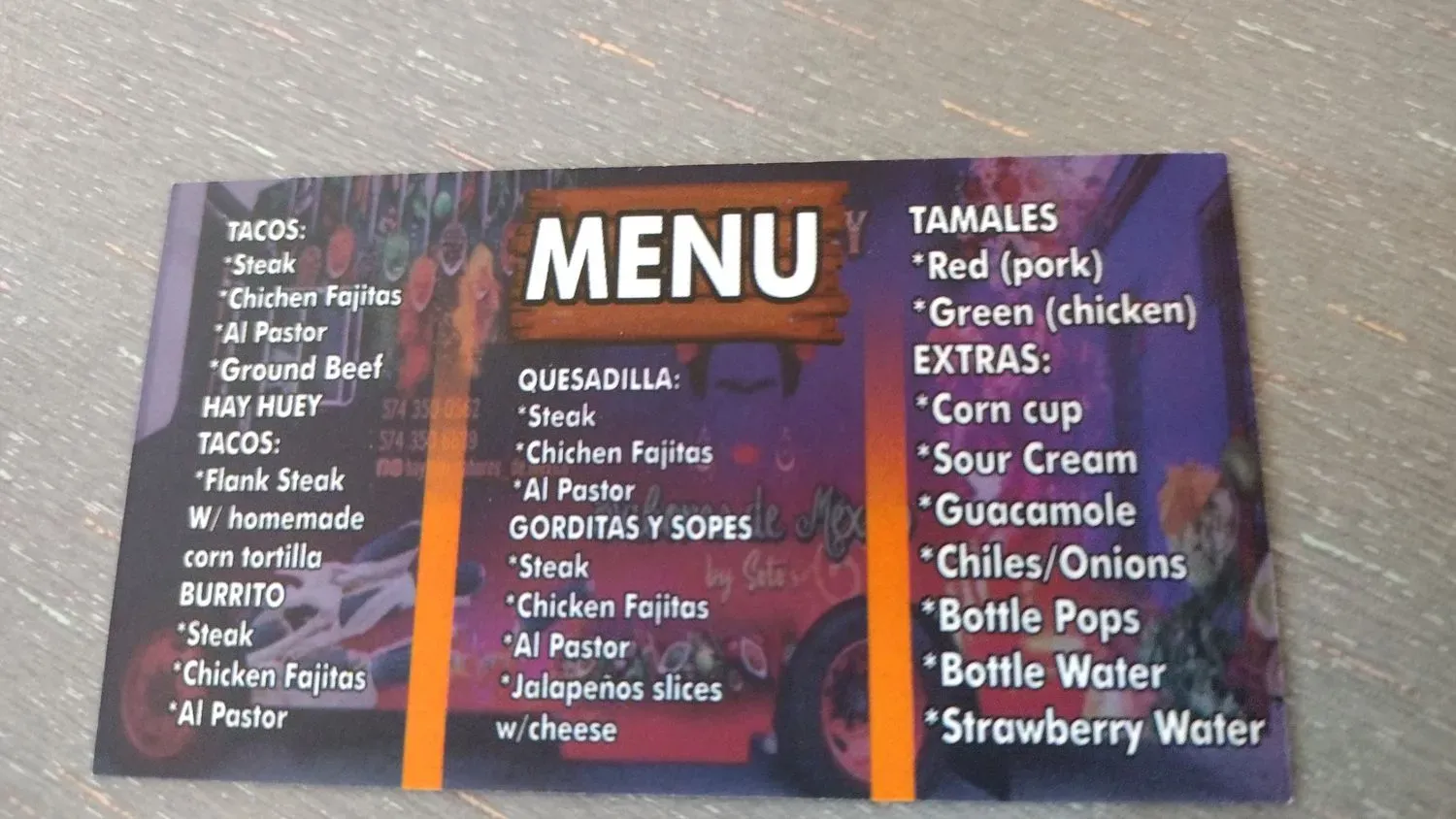 Menu 3