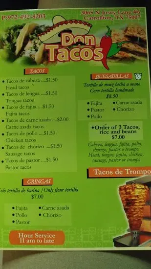 Menu 3