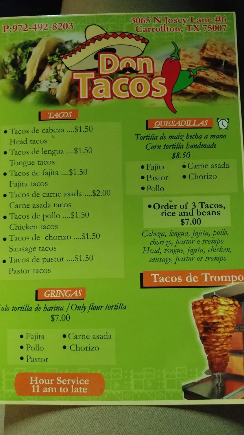 Menu 3