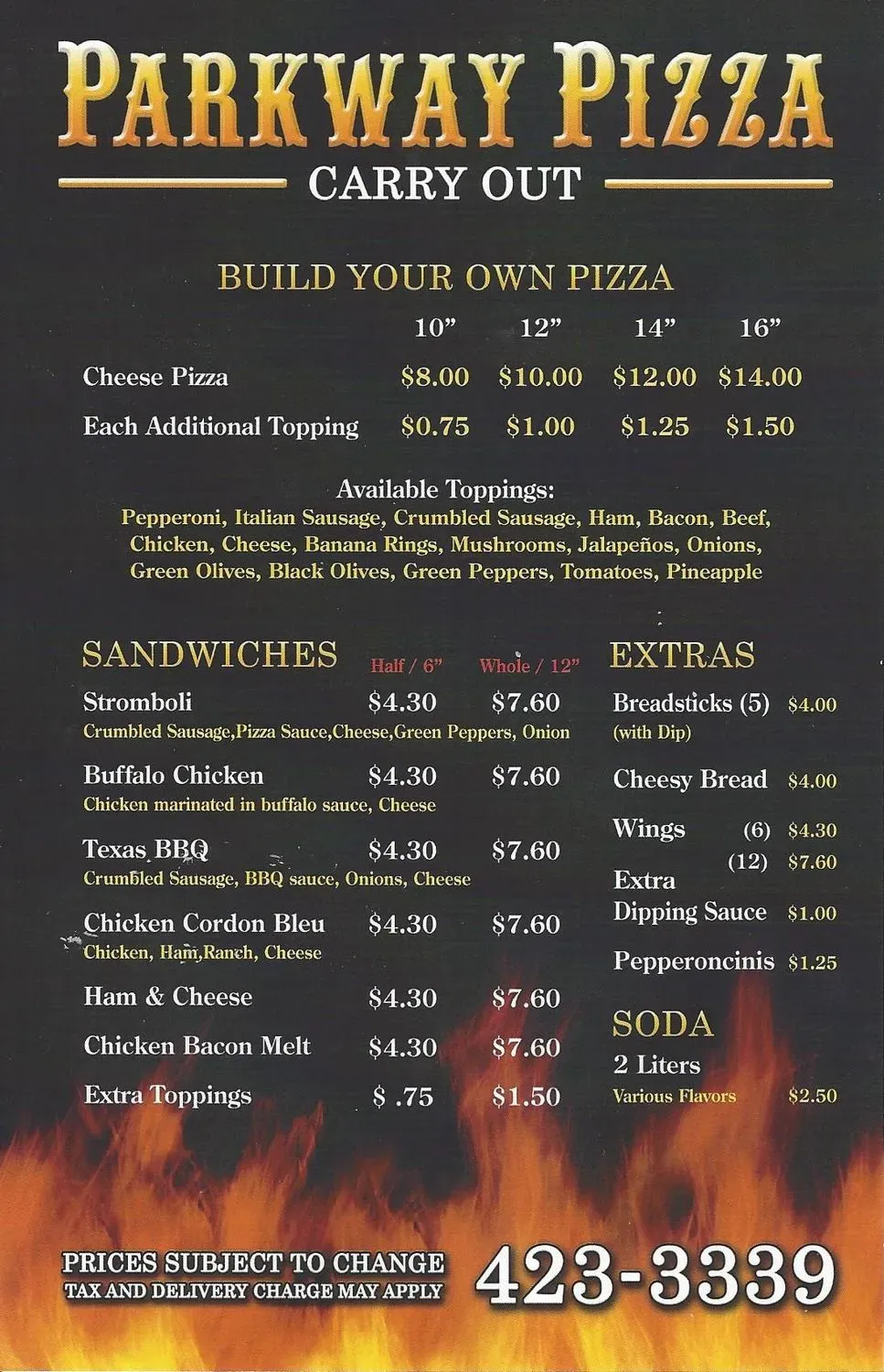 Menu 3