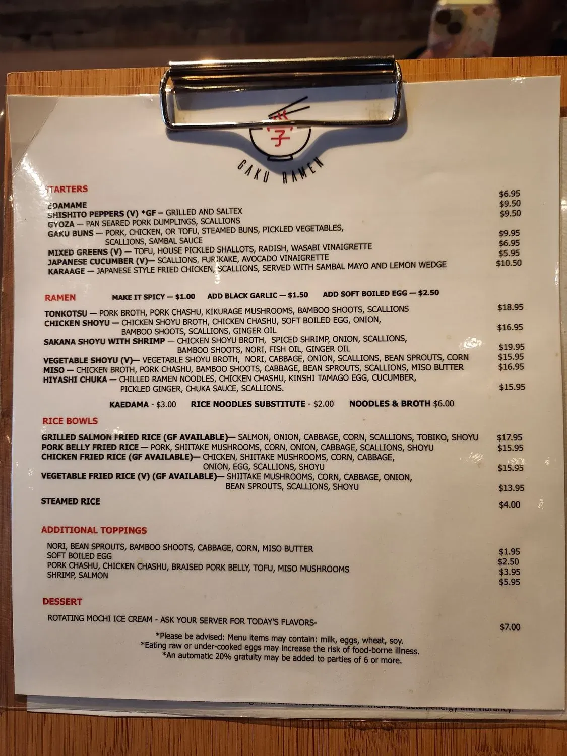 Menu 2