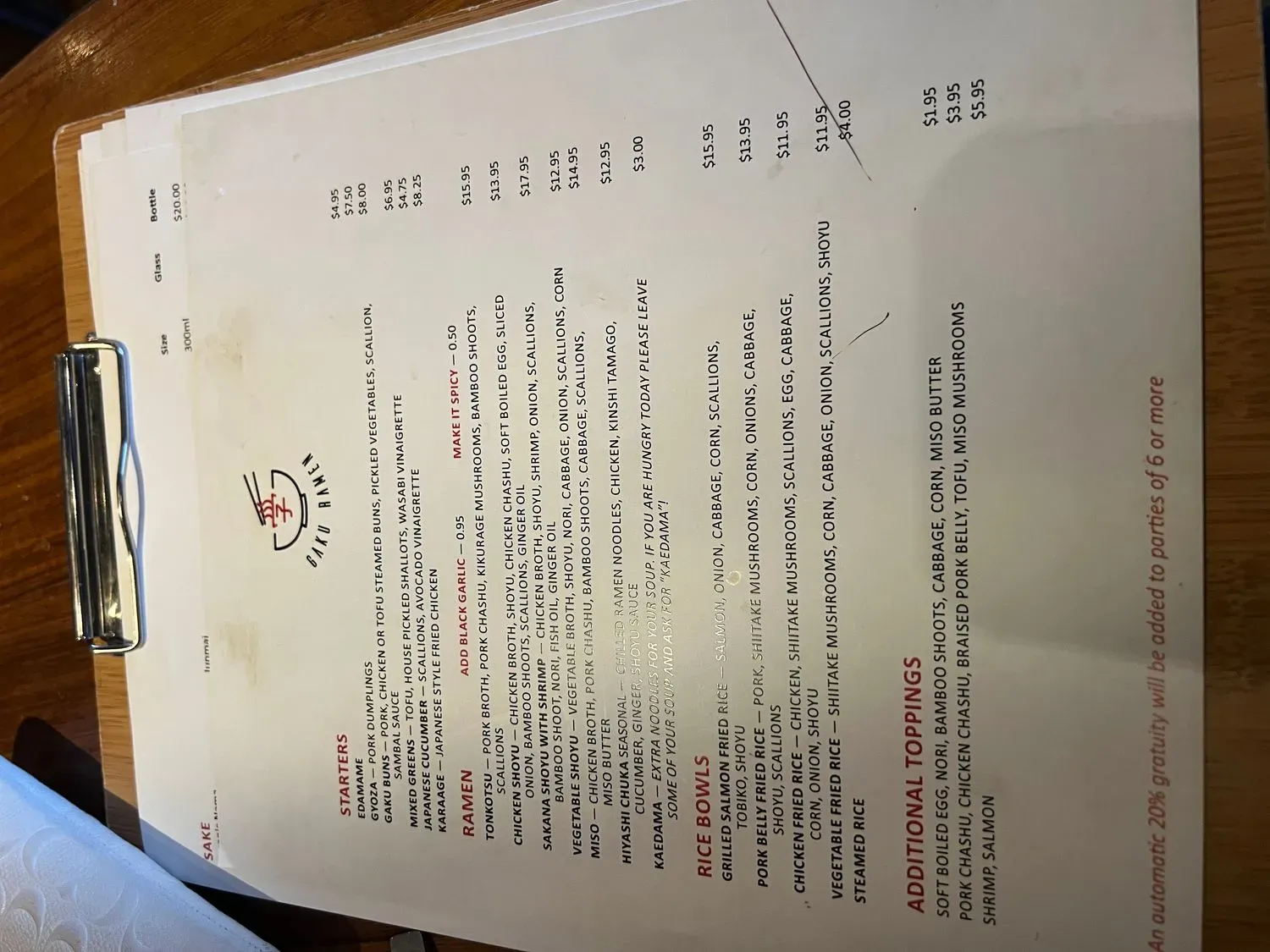 Menu 3