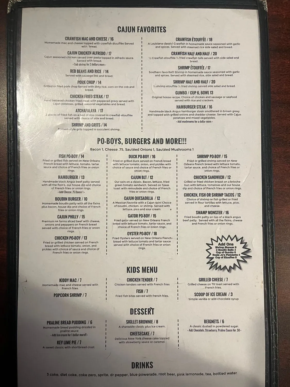 Menu 2