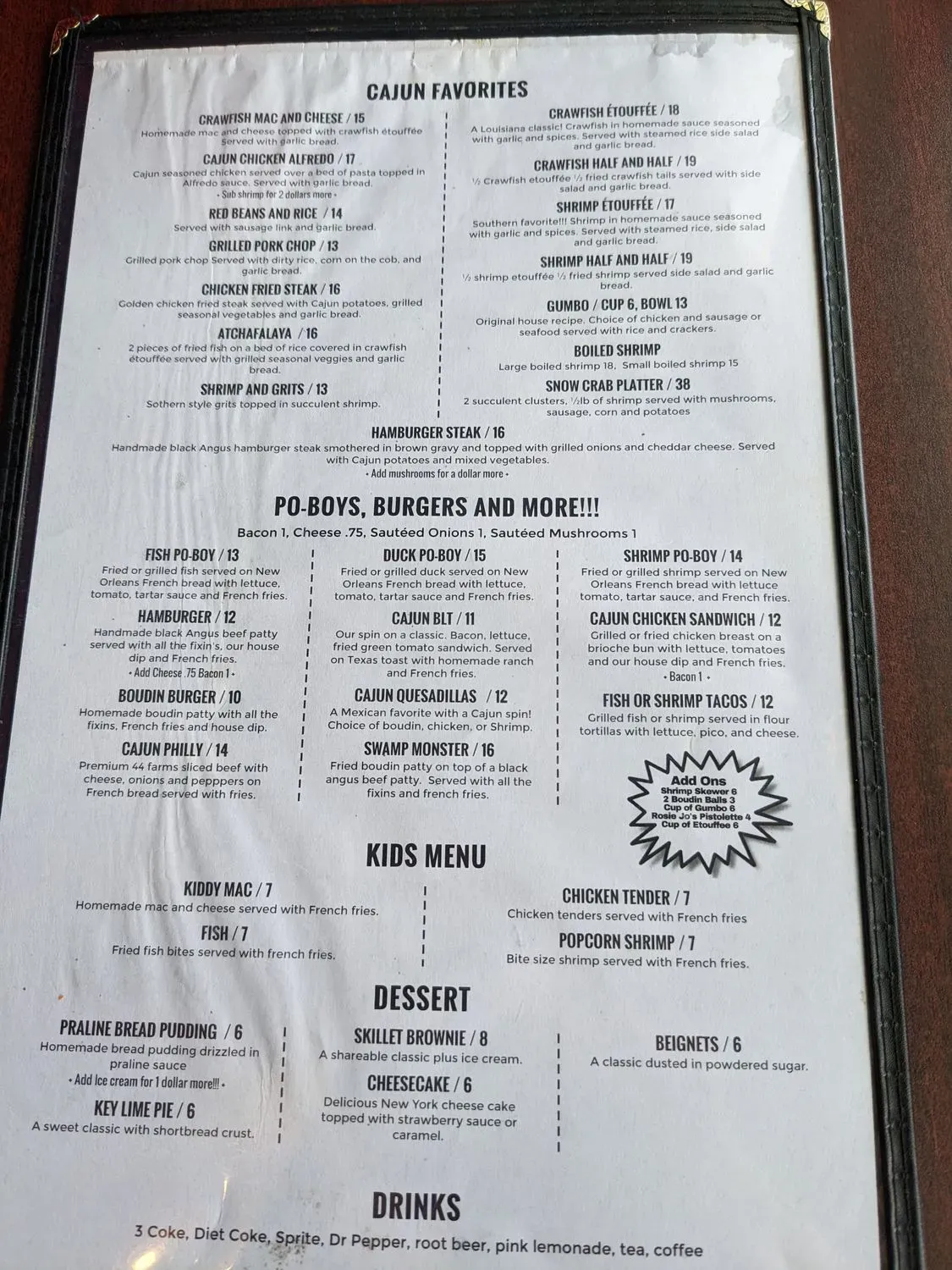 Menu 4