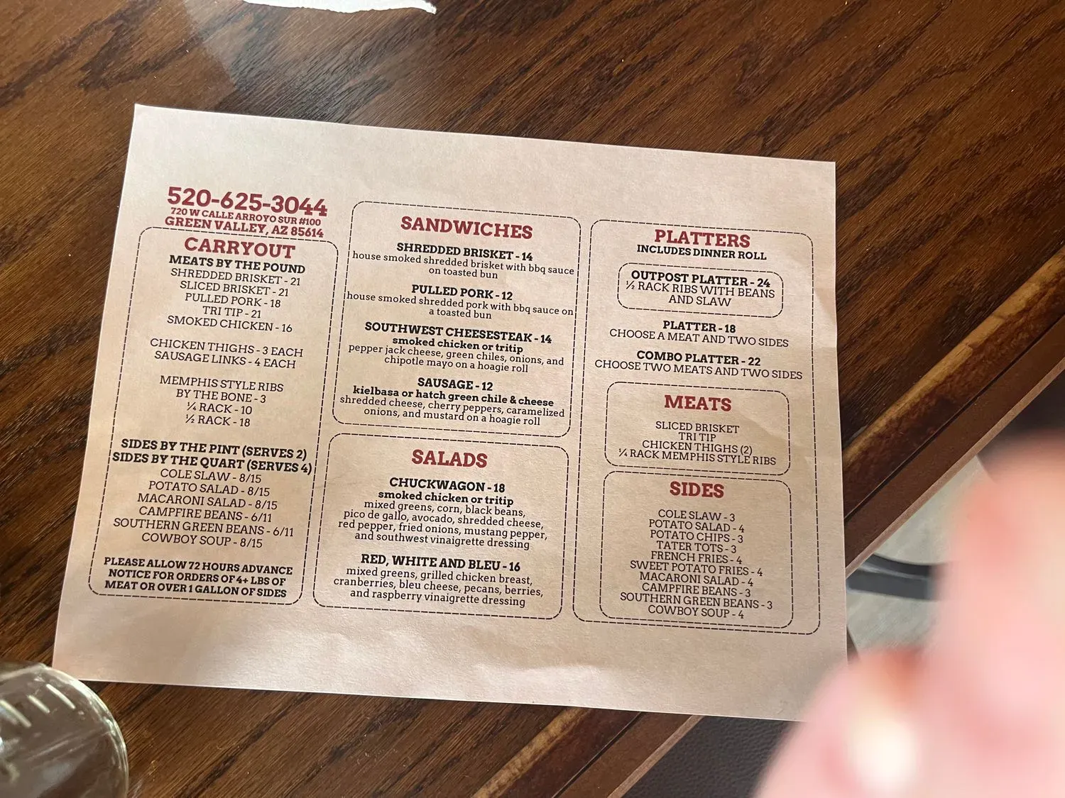 Menu 4