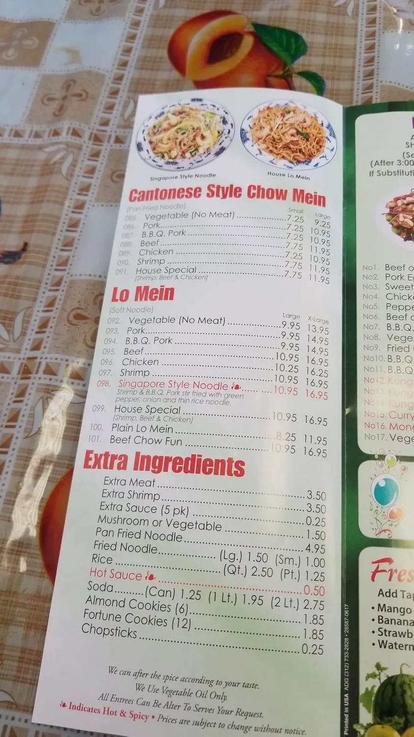 Menu 4