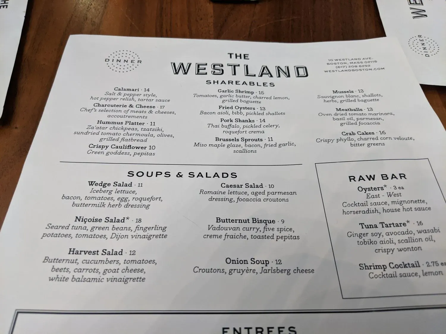 Menu 5