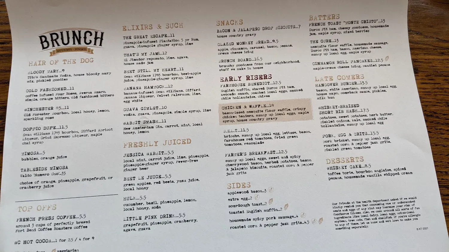 Menu 4