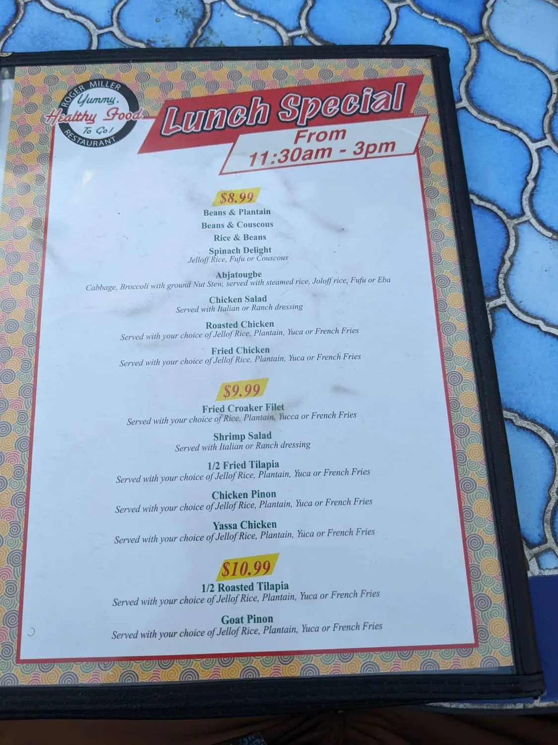 Menu 6