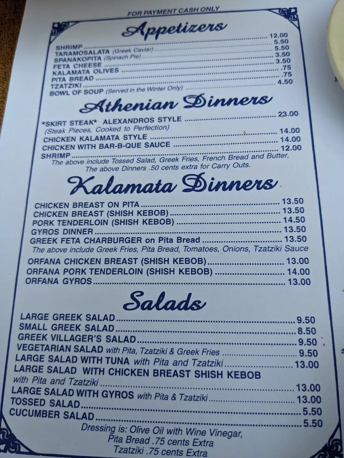 Menu 5