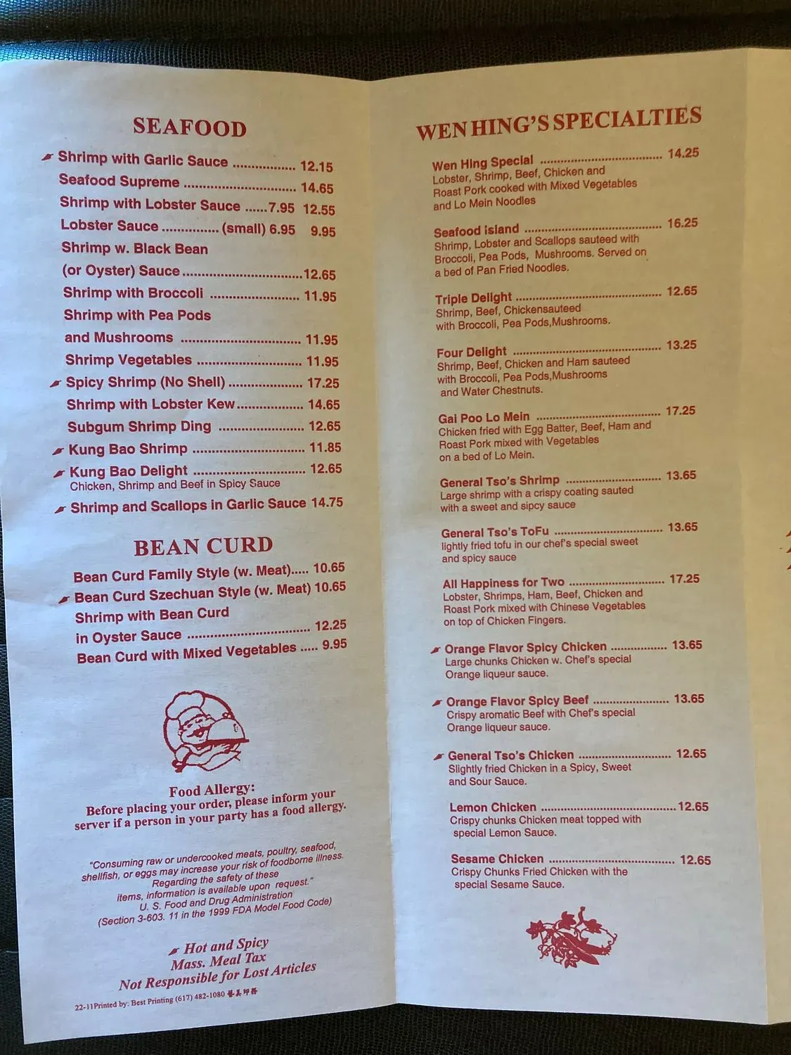 Menu 4