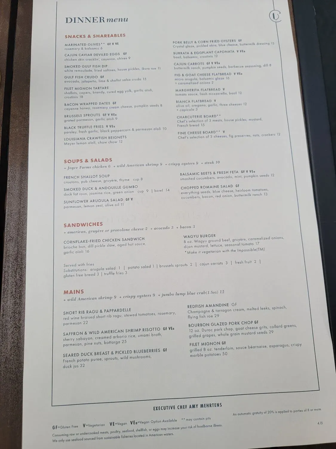 Menu 2