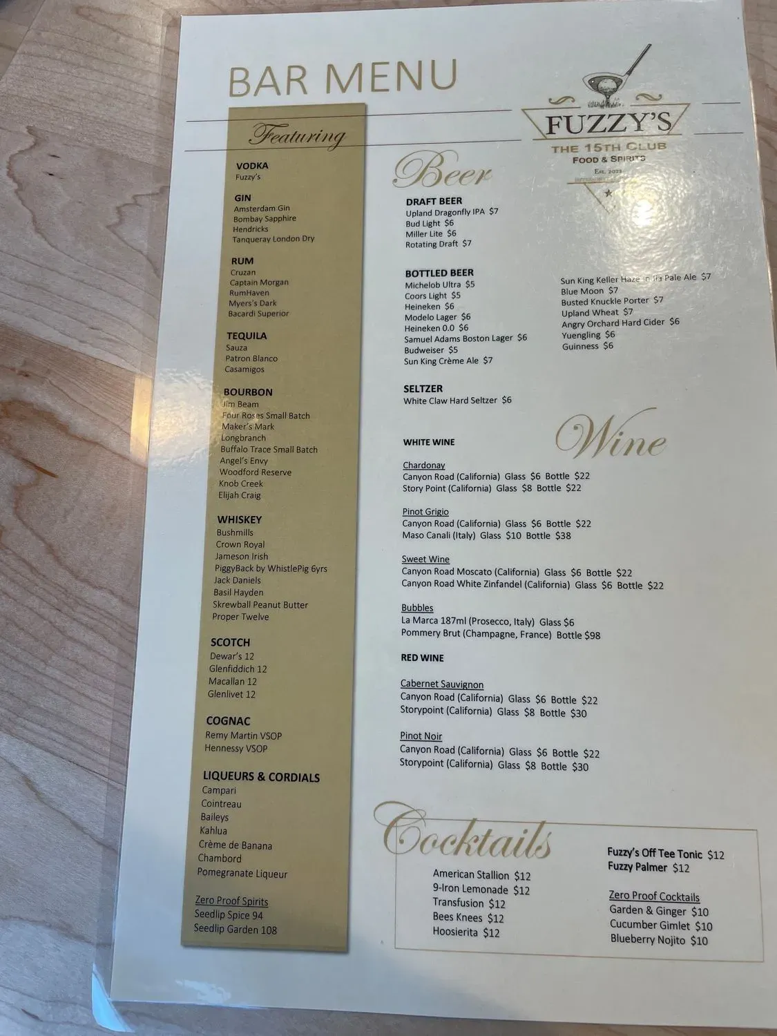 Menu 2