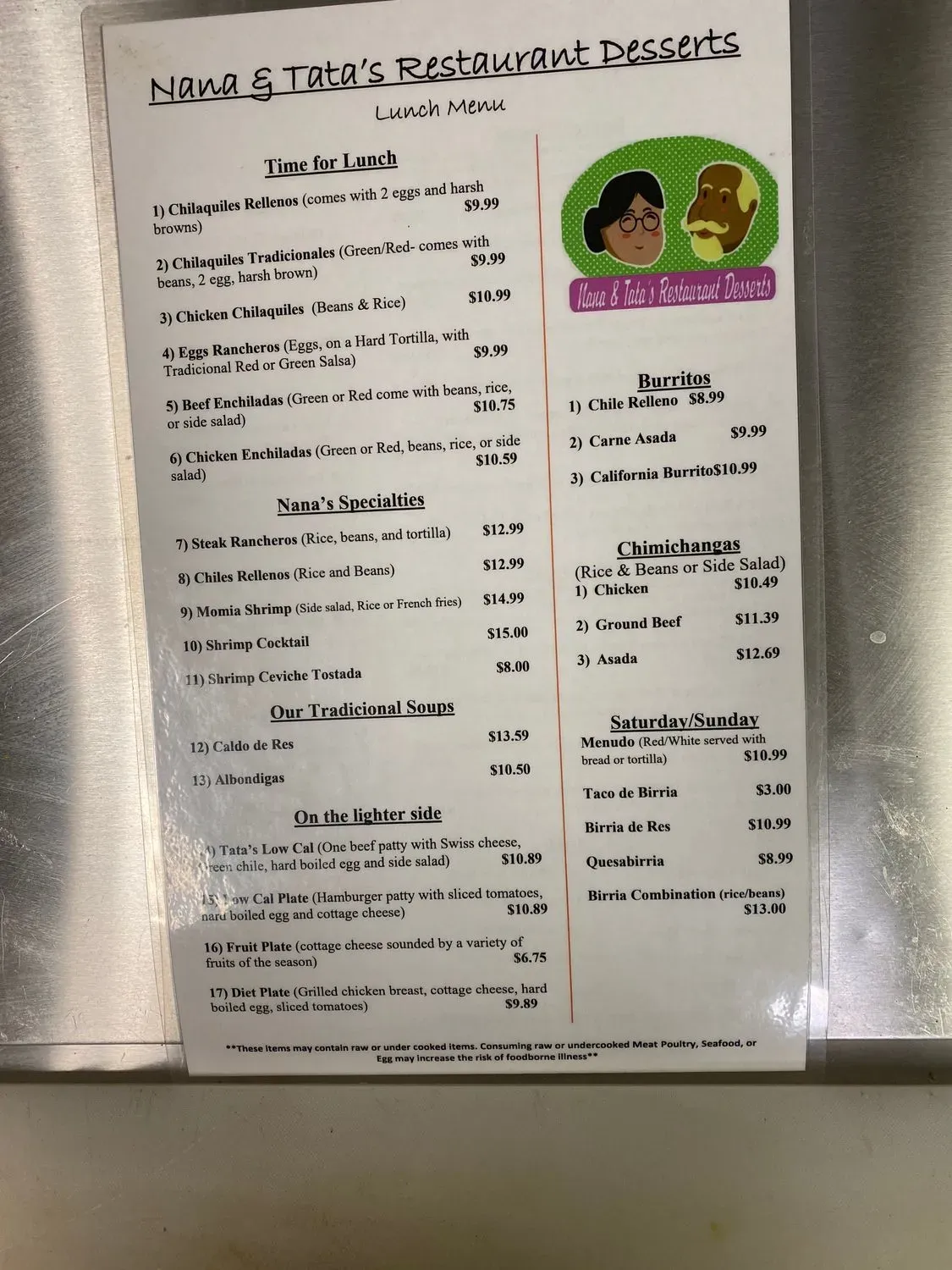 Menu 3