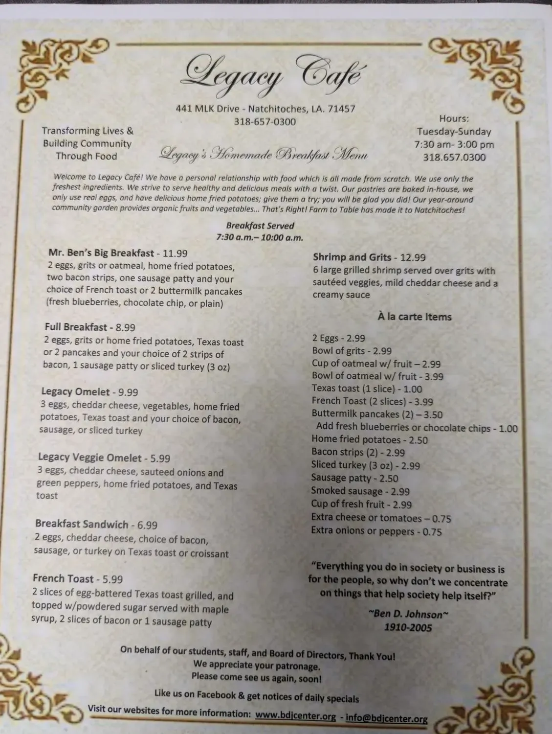 Menu 2