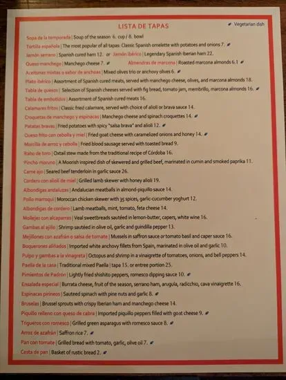 Menu 5