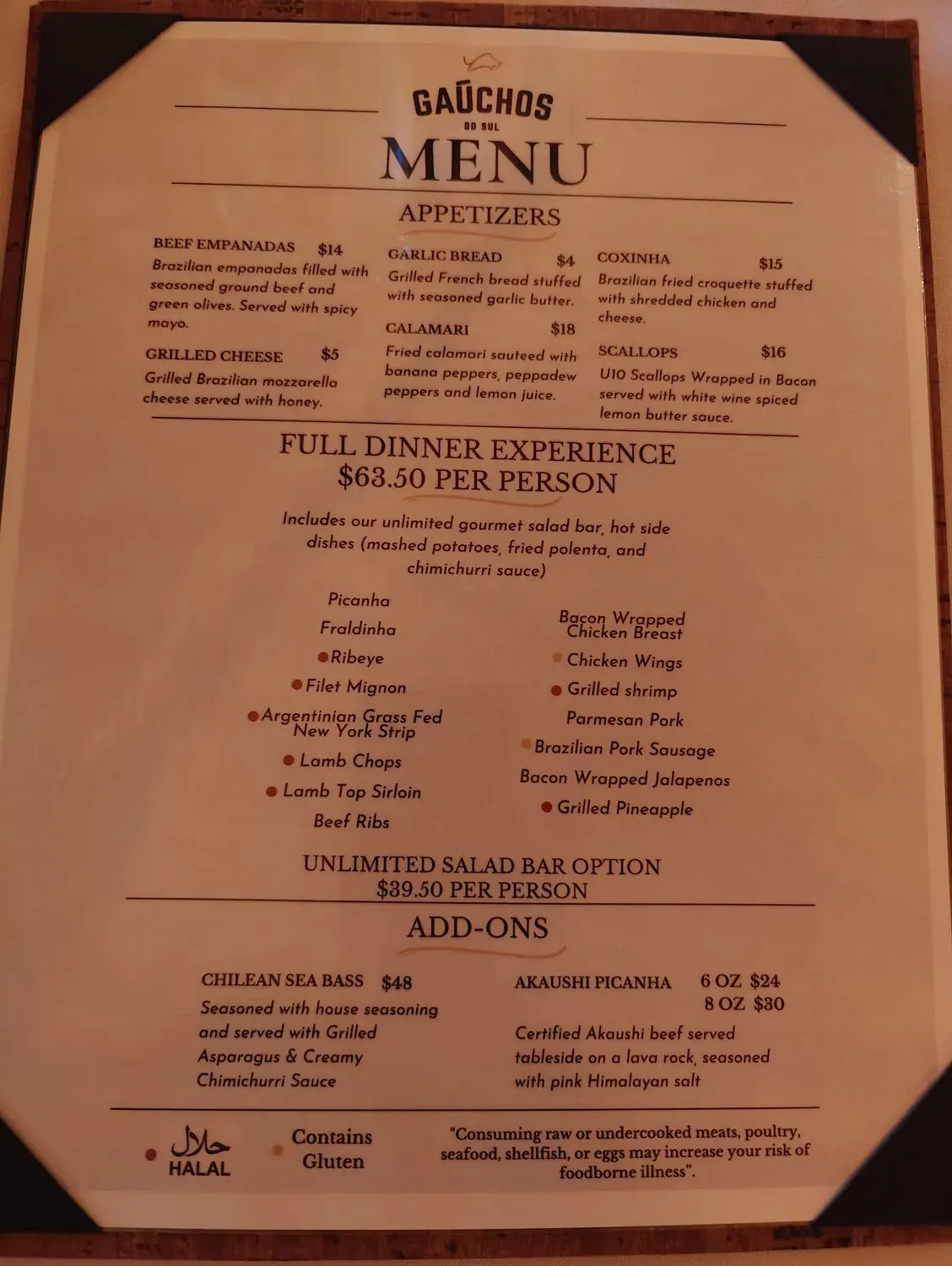 Menu 6