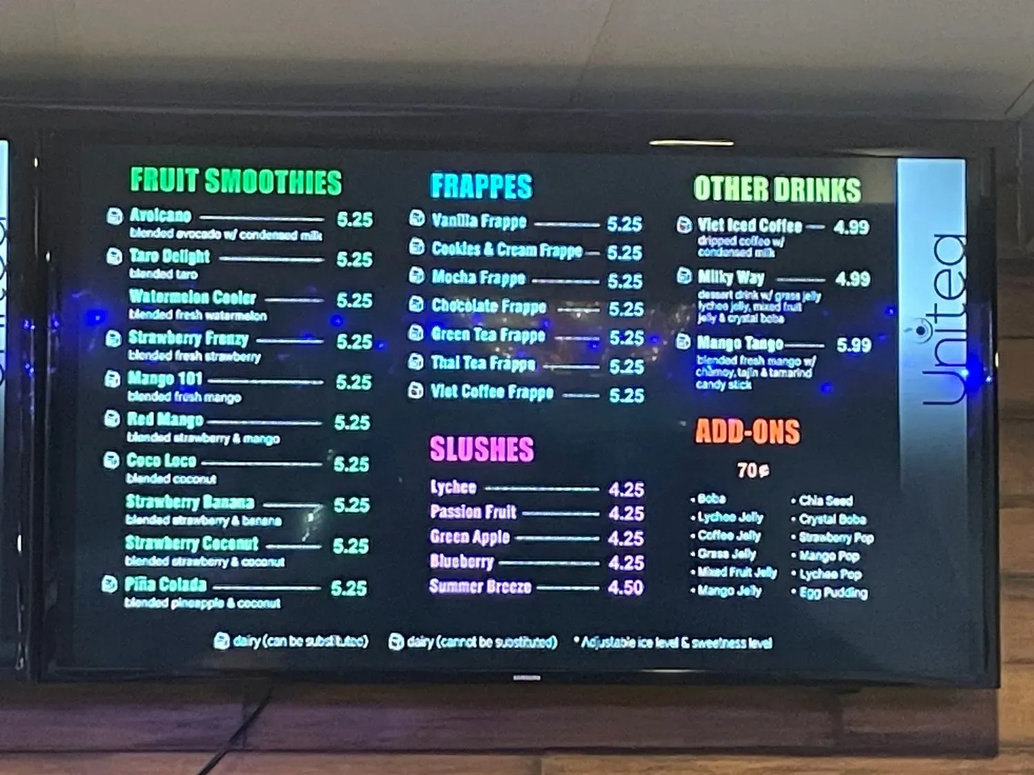 Menu 2