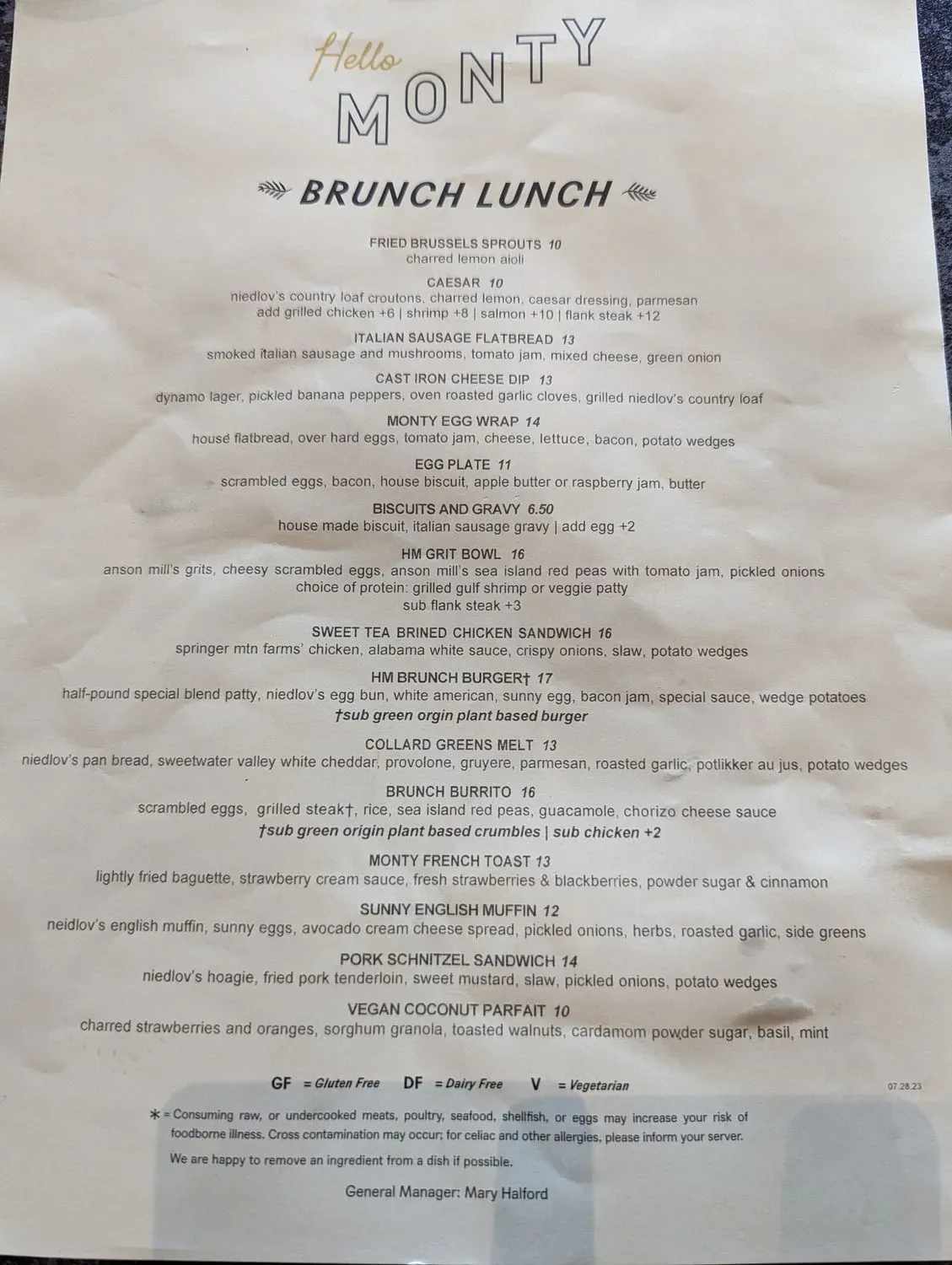 Menu 2