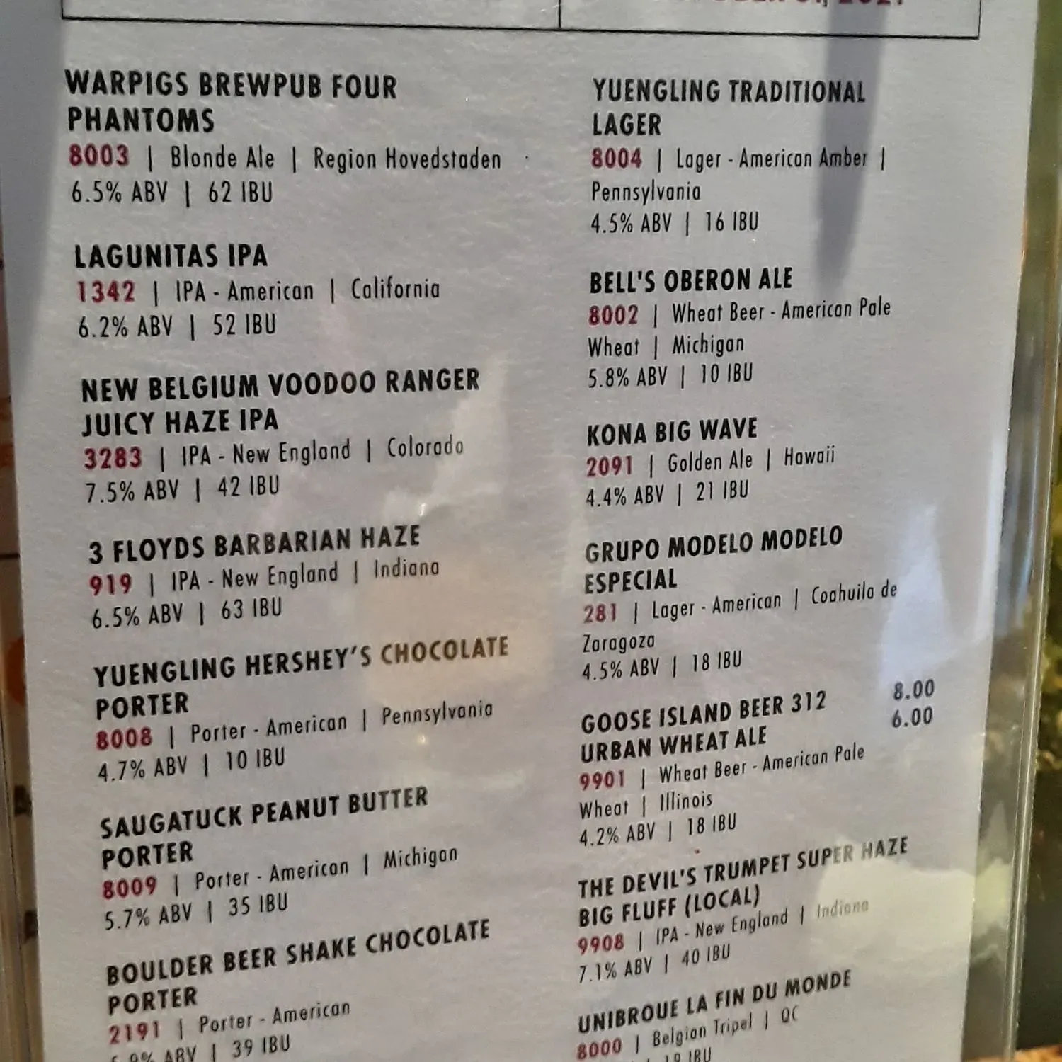 Menu 2