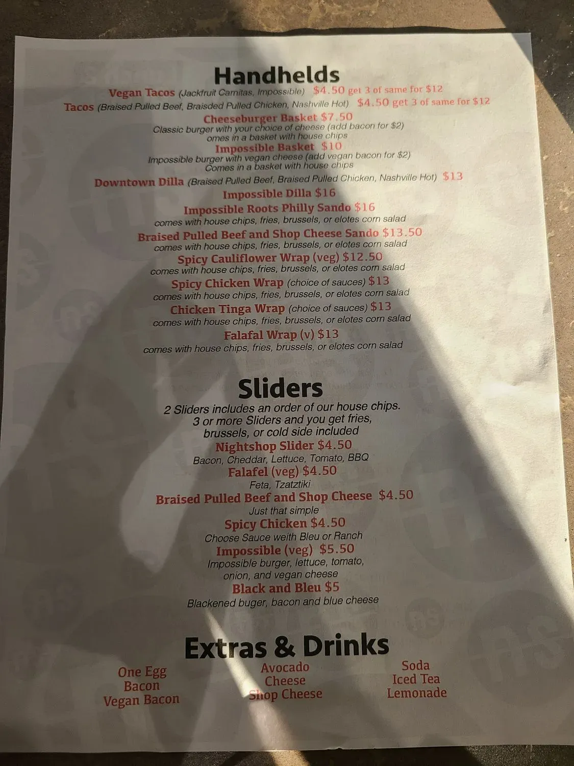 Menu 3