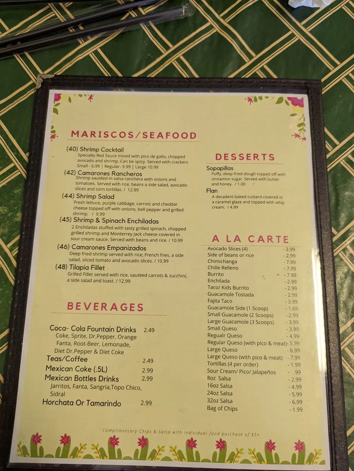 Menu 4