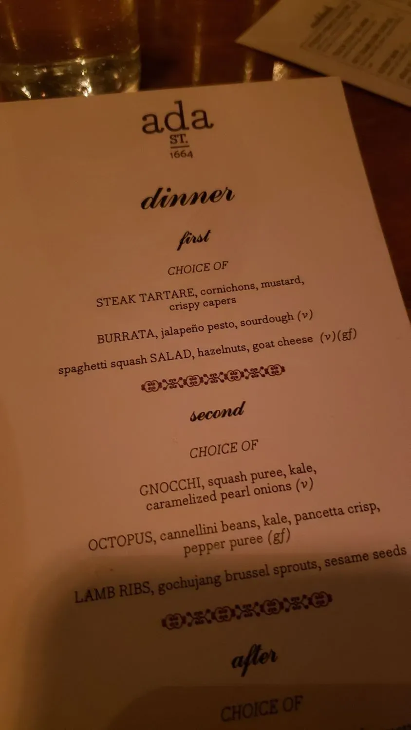 Menu 4