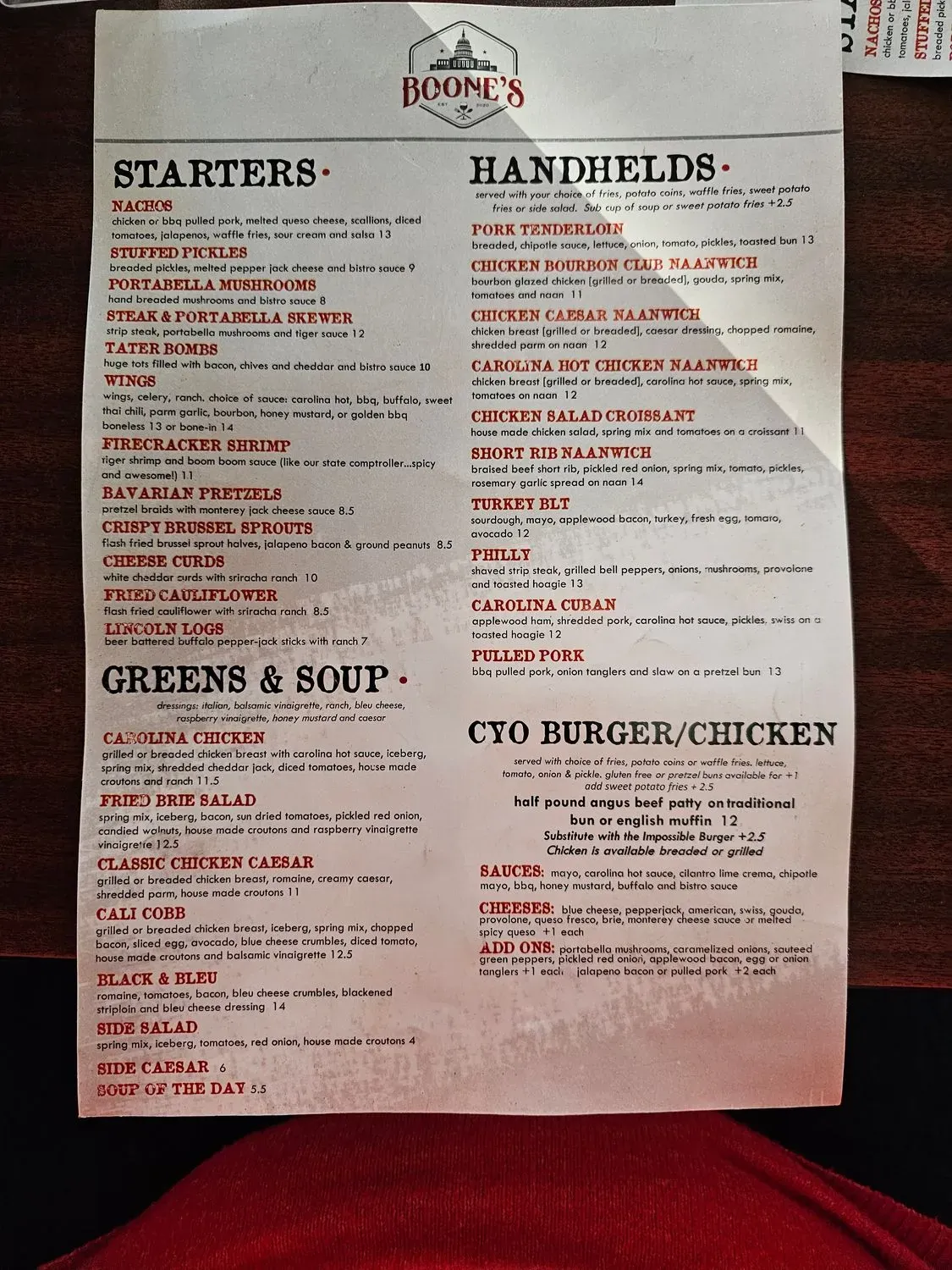 Menu 3