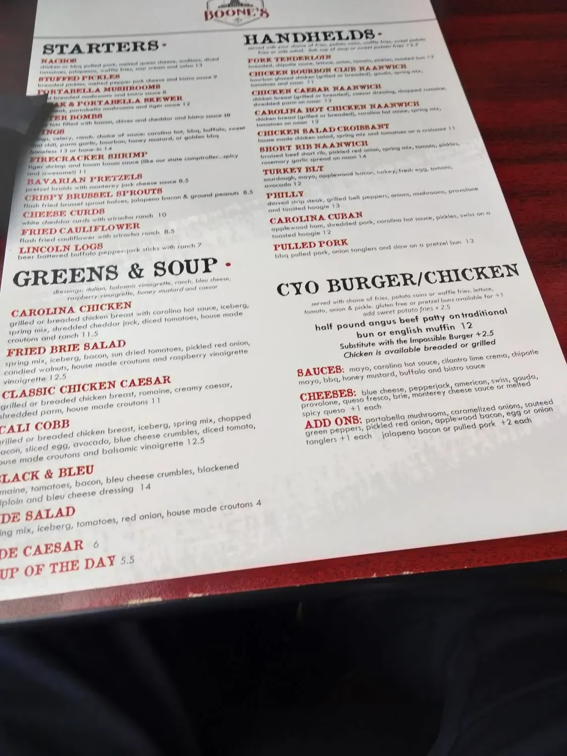 Menu 4