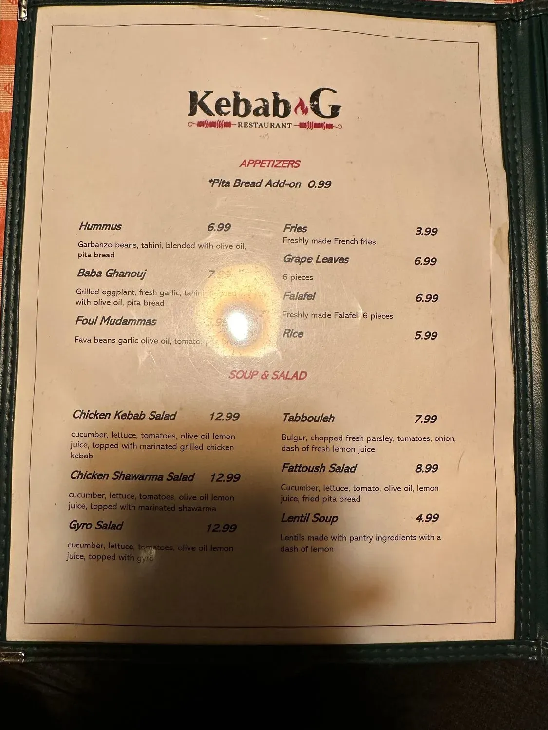 Menu 4