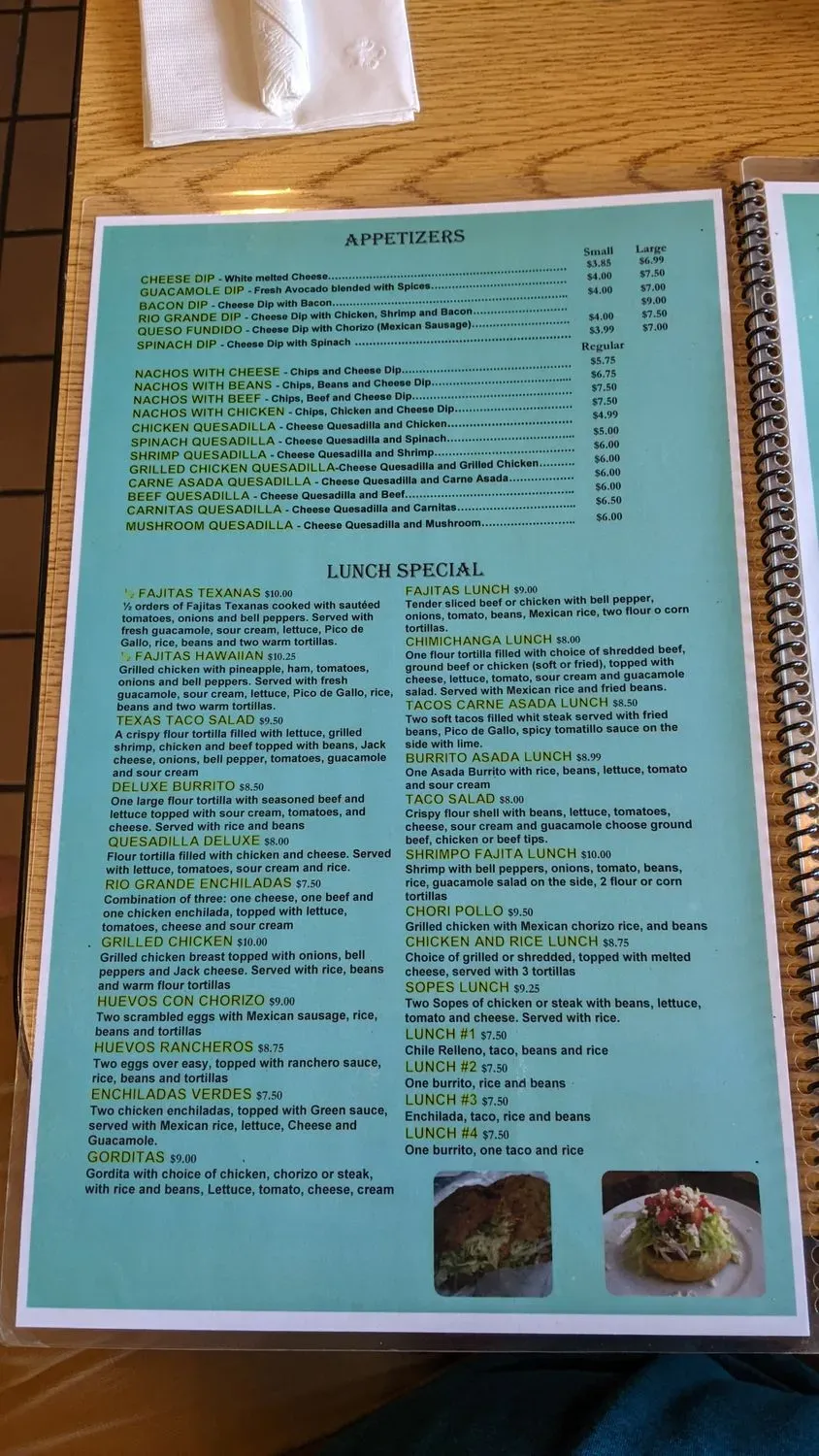 Menu 4