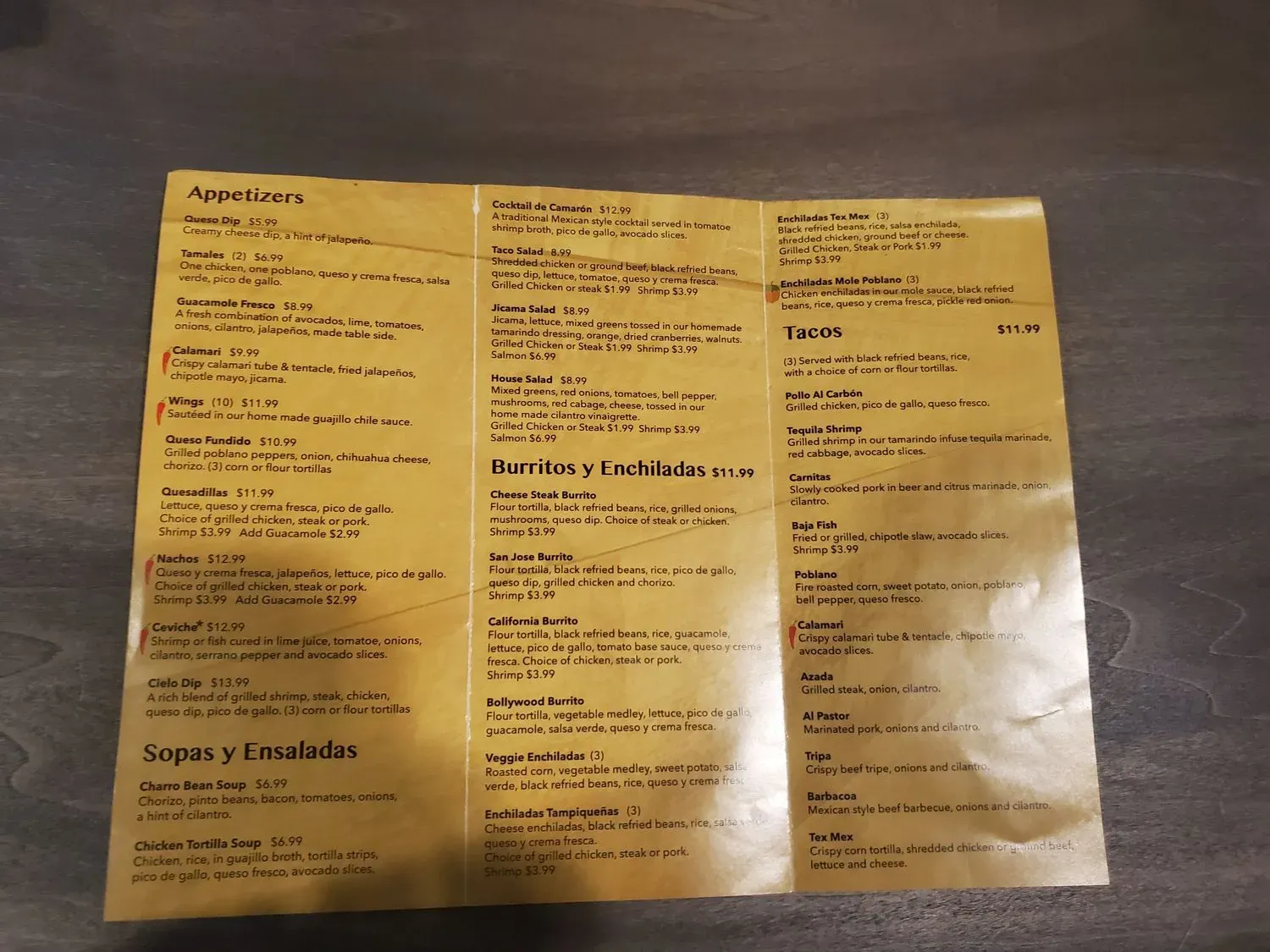 Menu 2