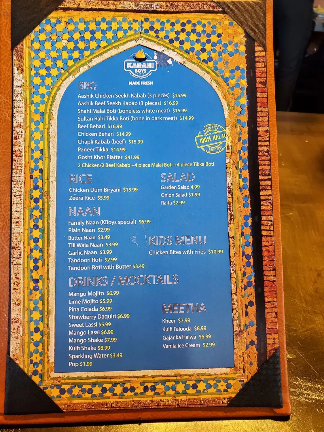 Menu 5